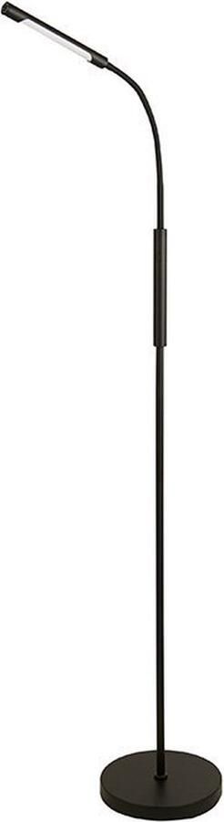 Searchlight Erasmus Oplaadbare LED leeslamp 3steps 350lm zwart Modern