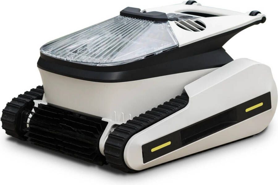 SEAUTO Shark Zwembadrobot Zwembadstofzuiger Bodemzuiger Bodem en Wand 200m² 3 uur reiniging Snoerloos