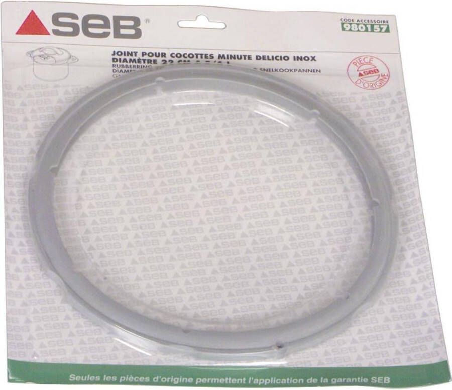 Seb AFDICHTINGSRUBBER SNELKOOKPAN 4 5L 6L INOX DIAM 220MM DELICIO 980157