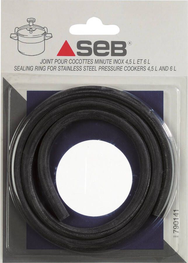 AFDICHTINGSRUBBER SNELKOOKPAN 6L INOX DIAM 220MM ACTUA AUTHENTIQUA MINUTE 790141 Geschikt voor Seb