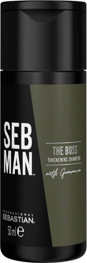 SEB MAN The Boss Thickening Shampoo 50 ml Normale shampoo vrouwen Voor Alle haartypes