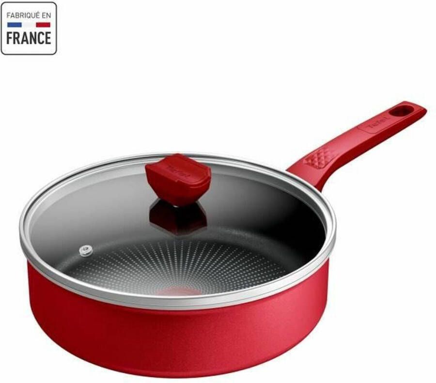 Seb 24 cm Sautowy Tefal inductie niet -aanbod glasafdekking ergonomisch gemaakt in Frankrijk dagelijkse expert C2893202