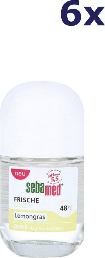 Sebamed 6x Deo Roll-On 50ml Lemongras