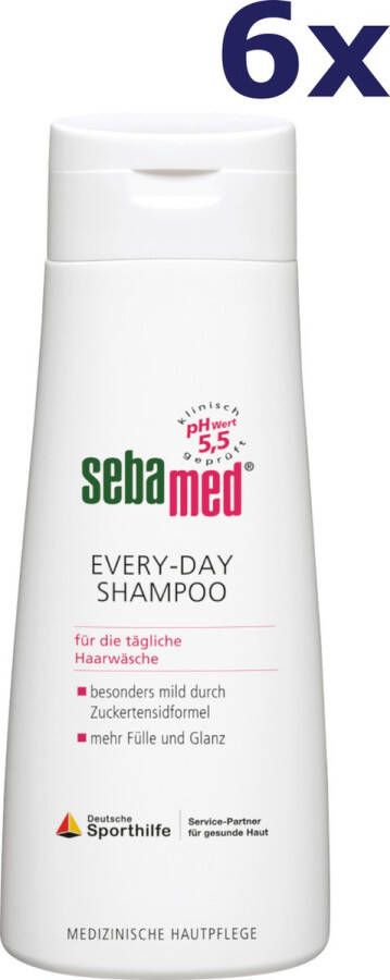 Sebamed 6x shampoo 200ml every day