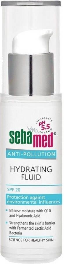 Sebamed Anti-Pollution Hydrating Fluid SPF20 gezichtshydraterende gel 30ml