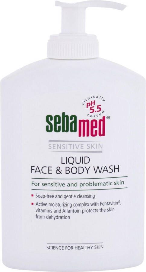 Sebamed Sensitive Skin Face & Body Wash Cleansing Emulsion For Face And Body 300 Ml