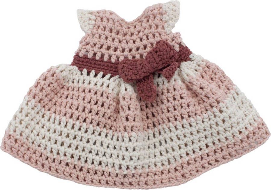 Sebra Gehaakt Poppenjurkje Poppen Blossom Pink