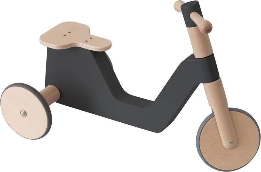 Sebra Loopfietsje en Driewieler Scooter Zwart Loopfietsen Zwart