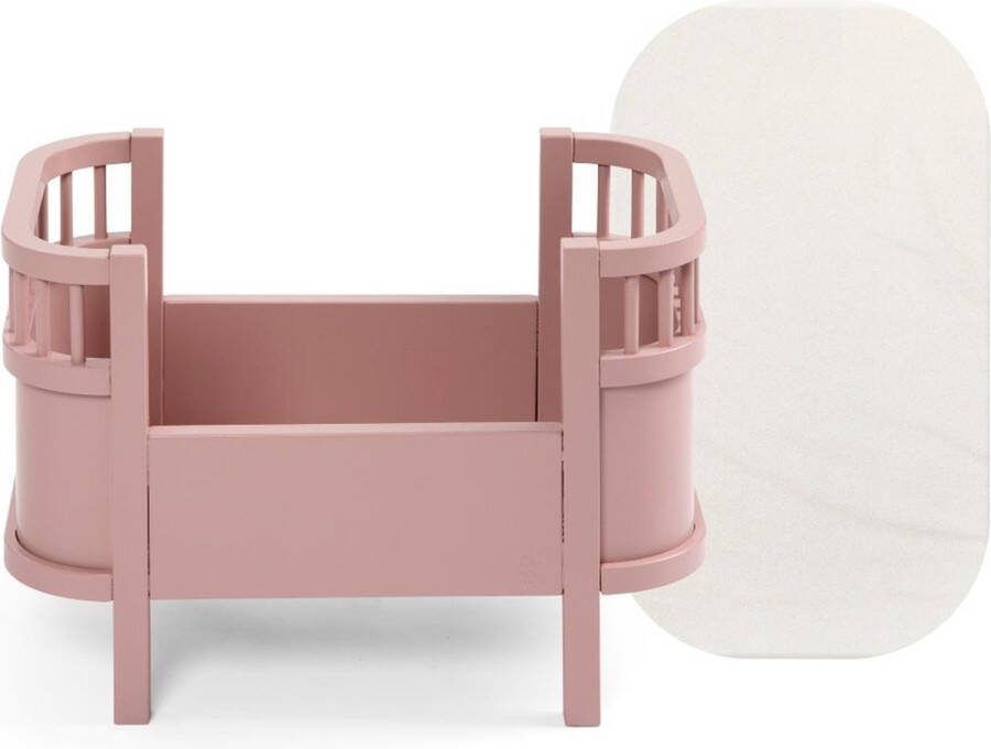 Sebra poppenbed met matras blossom pink