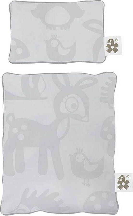 Sebra Poppendekbedset forest grey