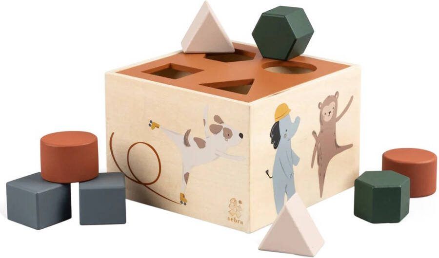 Sebra Teeny Toes Busy Builders Houten Vormenstoof