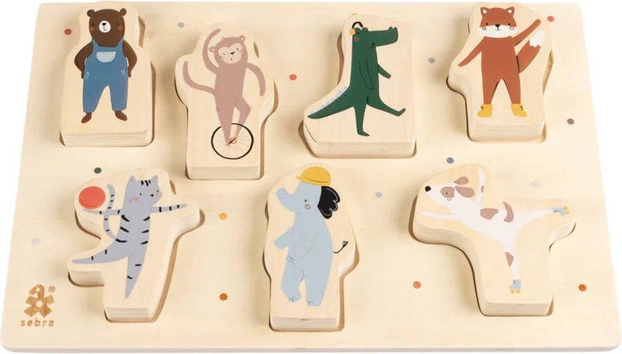 Sebra Teeny Toes Busy Builders Puzzel