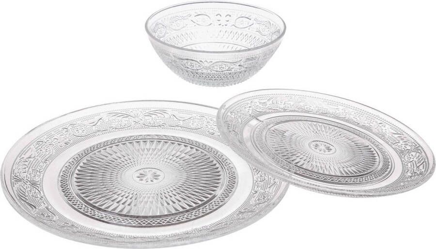Secret de Gourmet 18-delig kristallook servies voor 6 personen