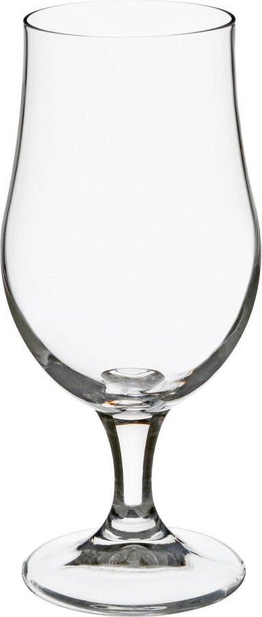 Secret de Gourmet Bierglazen set pilsglazen fluitje bierglazen op voet 8x stuks glas