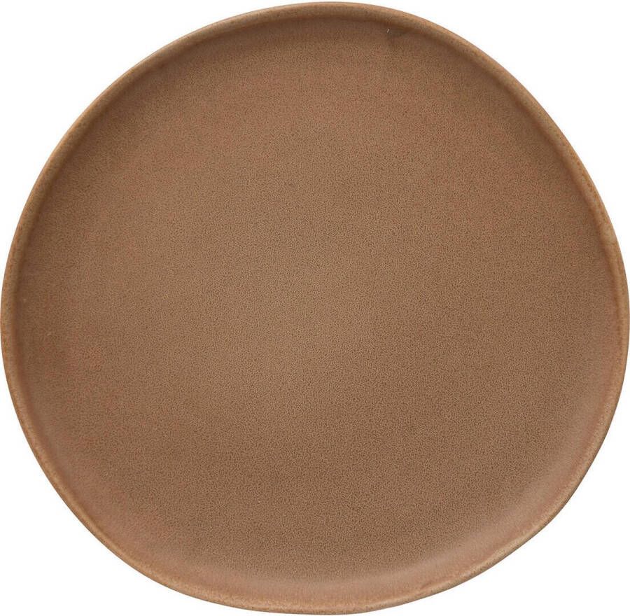 Secret de Gourmet Bord van aardewerk bruin Ø 27 cm