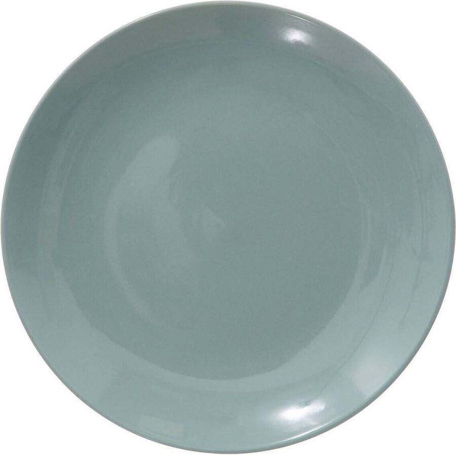 Secret de Gourmet Bord van mintgroen aardewerk COLORAMA Ø 27 cm