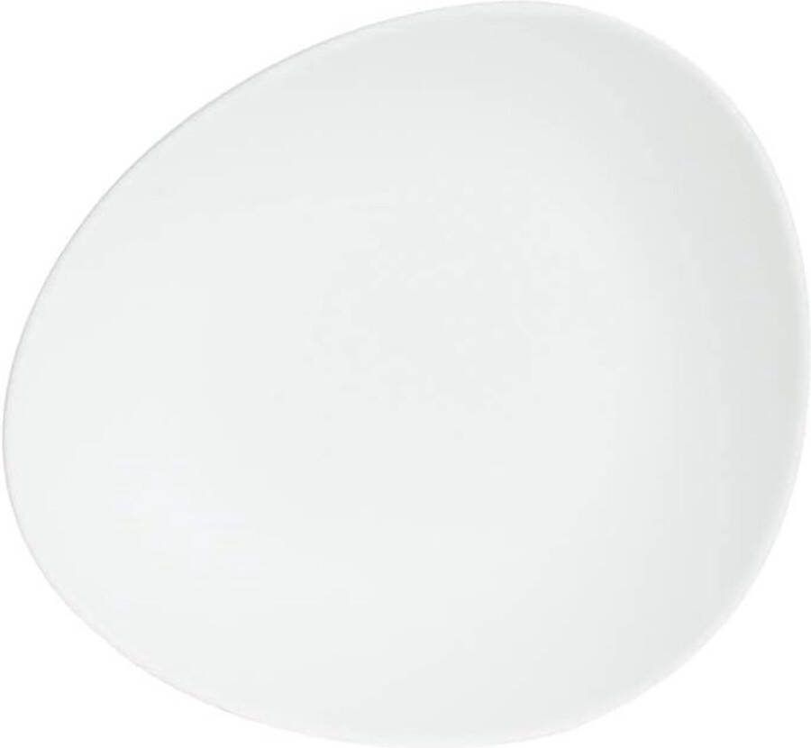 Secret DE GOURMET Diepe soepbord Galet 22 cm Wit Set van 6