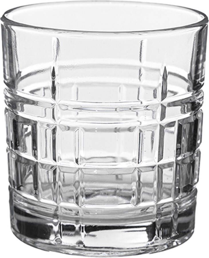 Secret de Gourmet drinkglazen set 4x stuks 240 ml glas transparant luxe uitstraling Drinkglazen