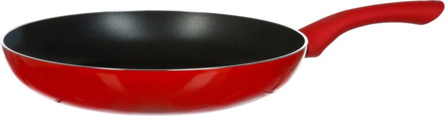 Secret de Gourmet Koekenpan Alle kookplaten warmtebronnen geschikt rood zwart Dia 26 cm