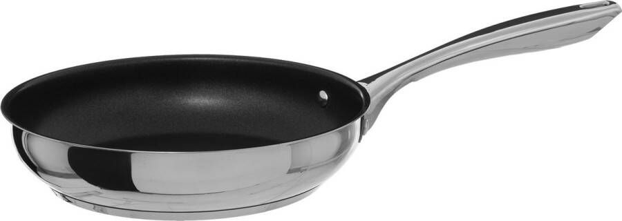 Secret de Gourmet Koekenpan Alle kookplaten warmtebronnen geschikt zilver zwart Dia 24 cm