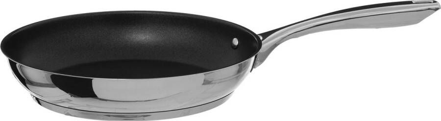 Secret de Gourmet Koekenpan Alle kookplaten warmtebronnen geschikt zilver zwart Dia 26 cm