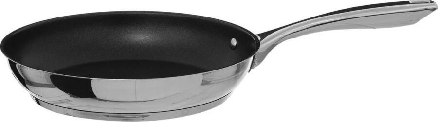 Secret de Gourmet Koekenpan Alle kookplaten warmtebronnen geschikt zilver zwart Dia 28 cm