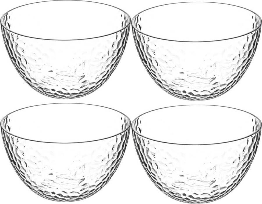 Secret de Gourmet Kommetjes Schaaltjes kunststof D14 cm Set 10x