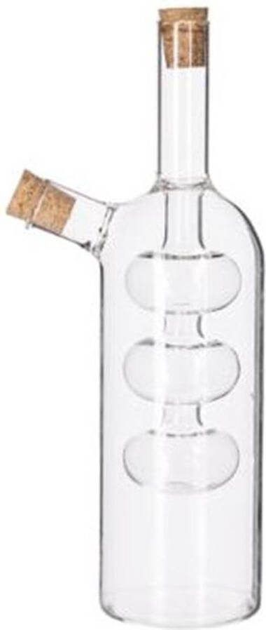 Secret de Gourmet Oliefles azijnfles set- Fles voor olie en azijn 2 in 1 olie-en azijnfles- Olie & Azijnstel