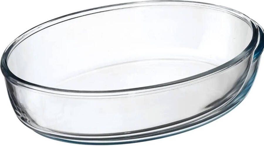 Secret de Gourmet Ovenschaal ovaal Transparant glas 26 x 18 cm