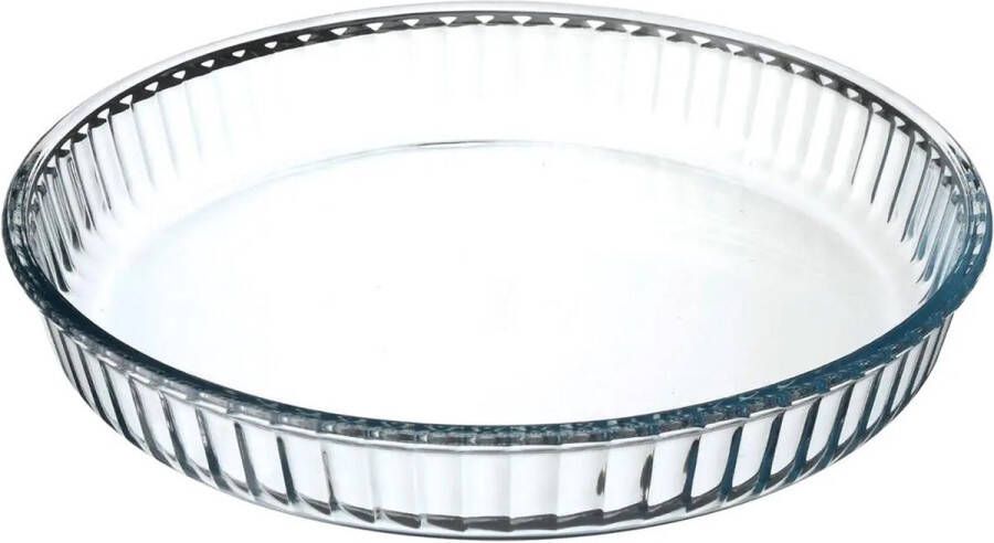 Secret de Gourmet Ovenschaal rond Transparant Glas Diameter 32 cm Ovenschalen