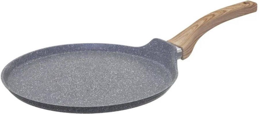 Secret de Gourmet Pannenkoekenpan Alle kookplaten warmtebronnen geschikt grijs Dia 28 cm