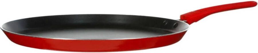 Secret de Gourmet Pannenkoekenpan Alle kookplaten warmtebronnen geschikt rood zwart Dia 28 cm