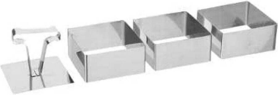Secret de Gourmet Platingmal 2 Stuks 3 Onderdelen (8 x 4 cm)