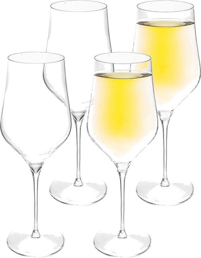 Secret de Gourmet Set van 6x grote wijnglazen voor rode wijn Rhone 740 ml van glas Wijn glazen