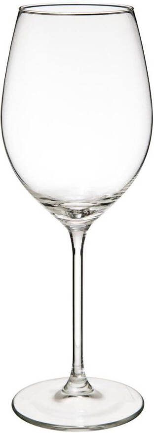 Secret de Gourmet Wijnglazen set Lina doosje 6x stuks chique transparant glas 41 CL Wijnglazen