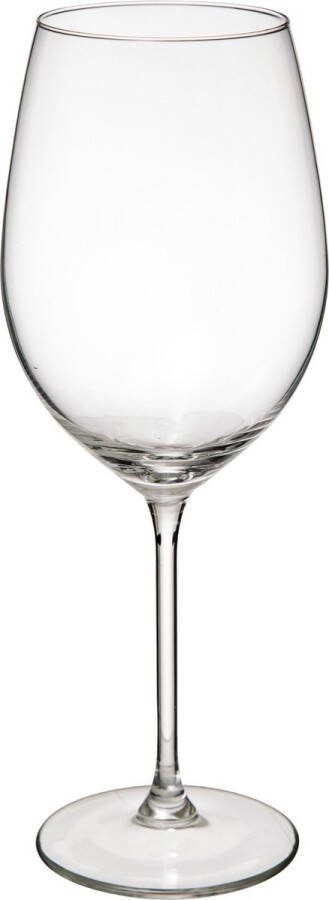 Secret de Gourmet Wijnglazen set Lina doosje 6x stuks chique transparant glas 54 CL Wijnglazen