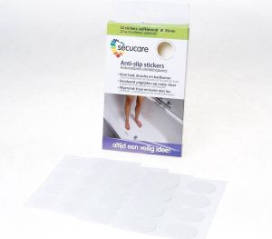 SecuCare Antislip sticker (32 stuks) rond wit (bad douche badkamer) 8040.000.02