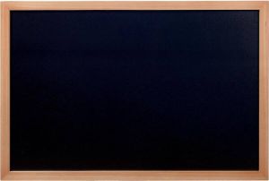 Edding Securit Krijtbord Woody Mdf Natuur 60x80cm Met Krijtmarker En Bevestigingskit