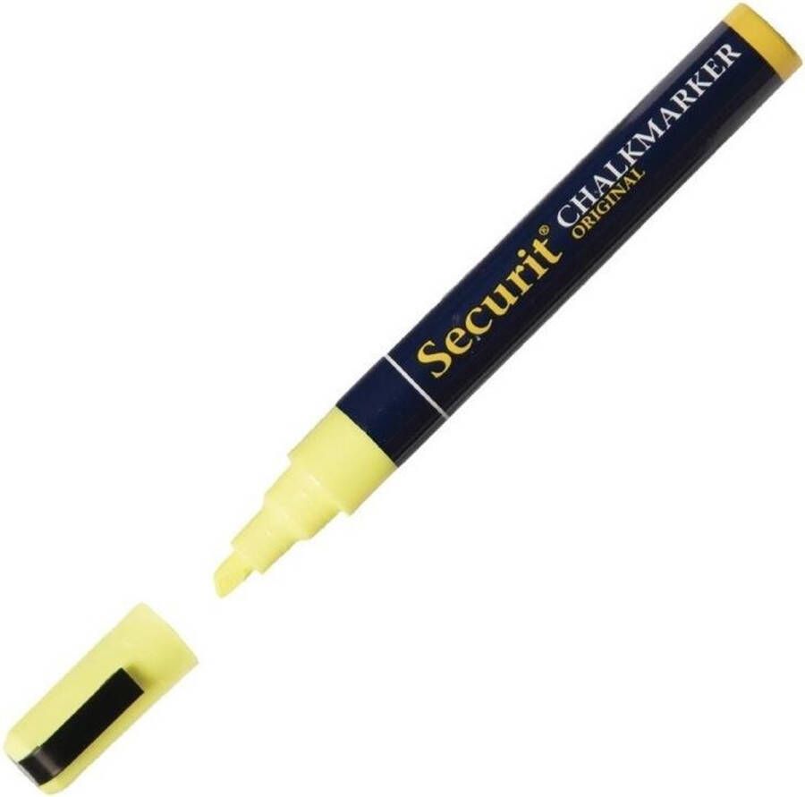 OfficeTown Securit Krijtmarker Medium Geel