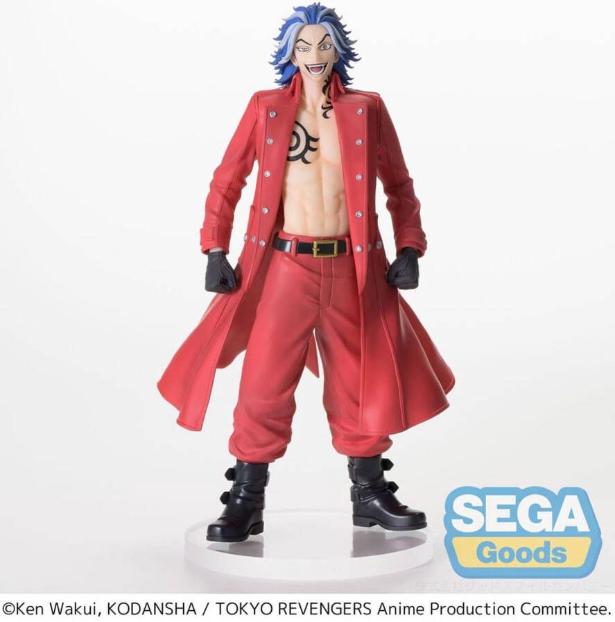 Sega Tokyo Revengers Luminasta PVC Statue Taiju Shiba Black Dragon 21 cm