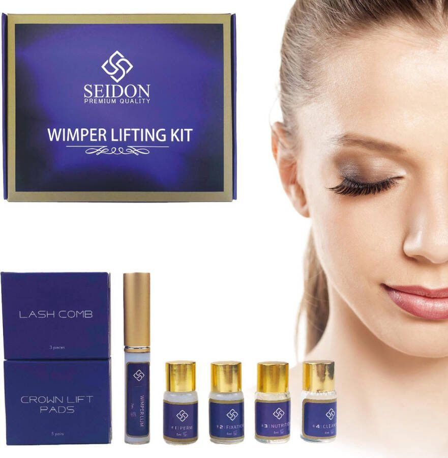 Seidon Wimperlifting Set Pro Vernieuwde Editie Lash lift Wimperkruller Lash Lifting kit