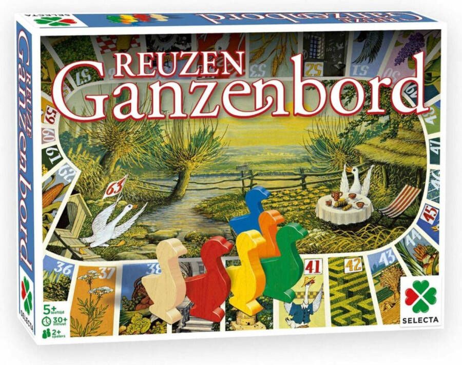 Selecta Spellen Reuze Ganzenbord Bordspel