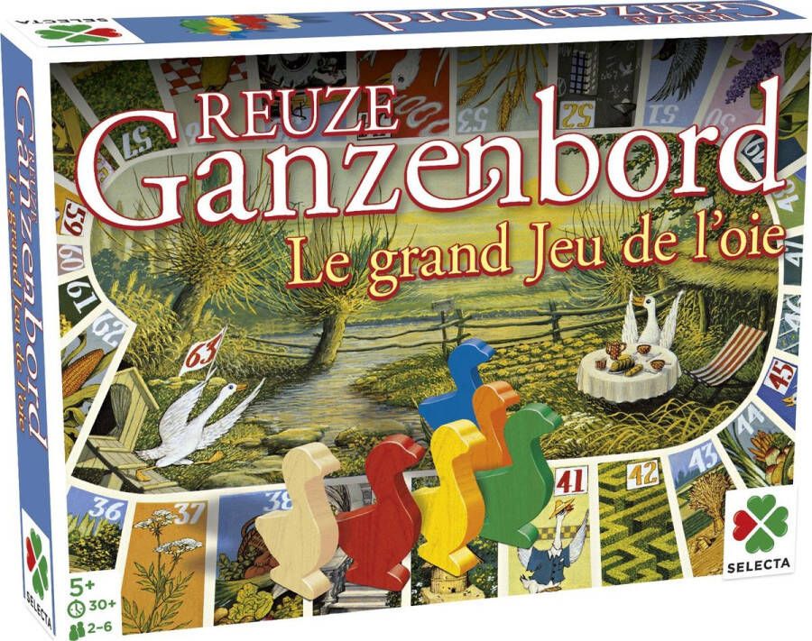 Selecta Spellen Reuze Ganzenbord Bordspel