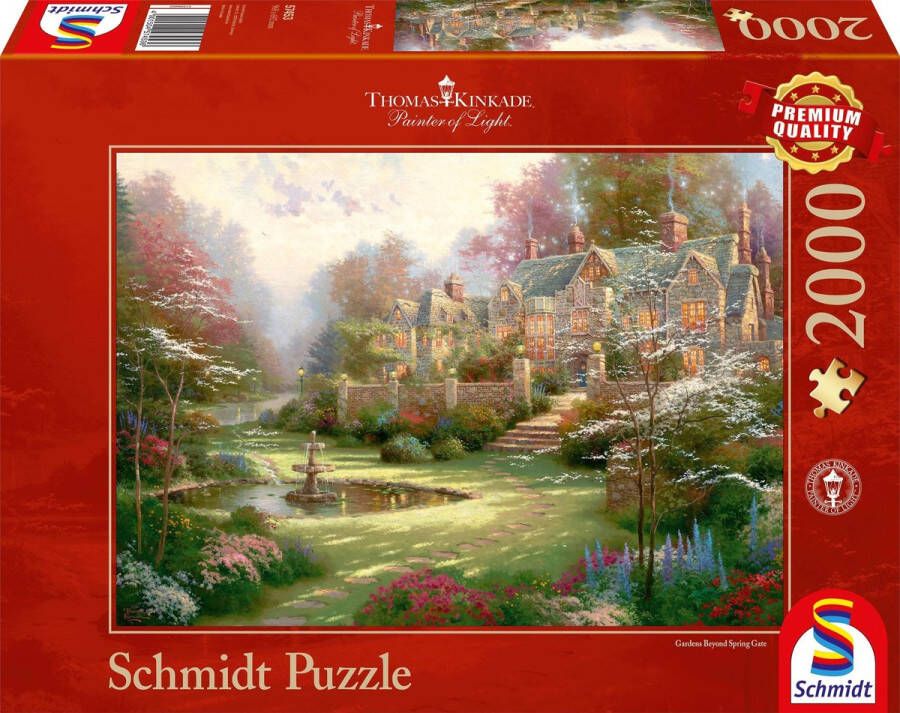 Coppens Schmidt puzzel 2000 stukjes Gardens beyond Spring Gate