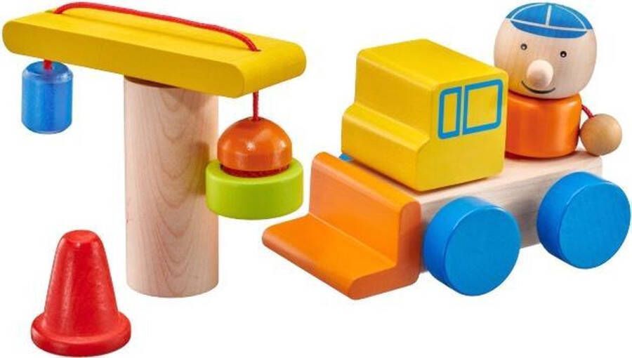 Selecta Spielzeug Speelset Bouwplaats Jongens Hout 8-delig