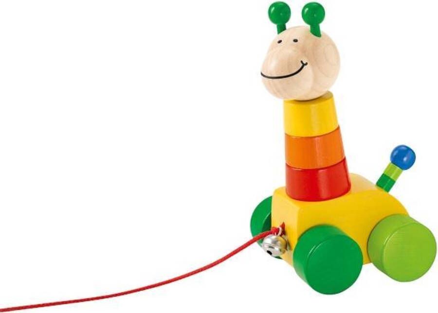 Selecta Spielzeug Trekfiguur Giraffe Collino 18 Cm Hout