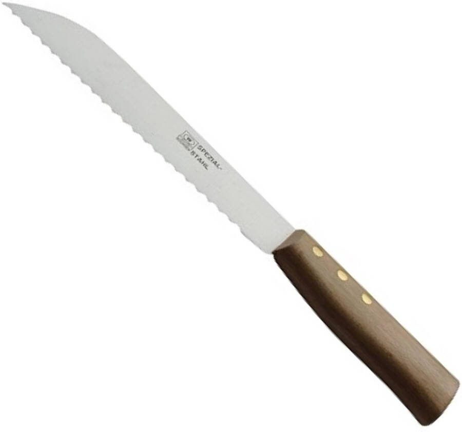 SELECTED W- Groentemes Carbon 6 mm Gegolfd Lemmet 21 cm Beukenhouten Heft