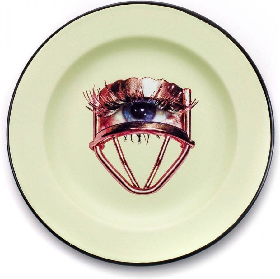Seletti 2ST EMAILLE BORDEN Art 'eye' Toiletpaper design 16844