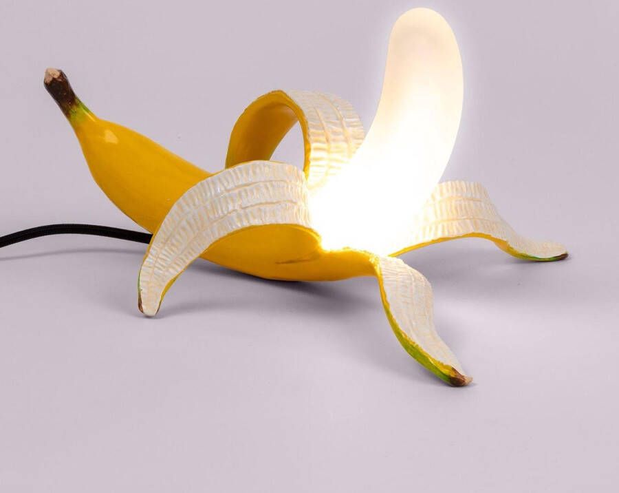 Seletti Banana Dewey Yellow tafellamp LED