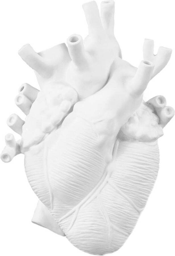 Seletti love in bloom porcelain heart vase